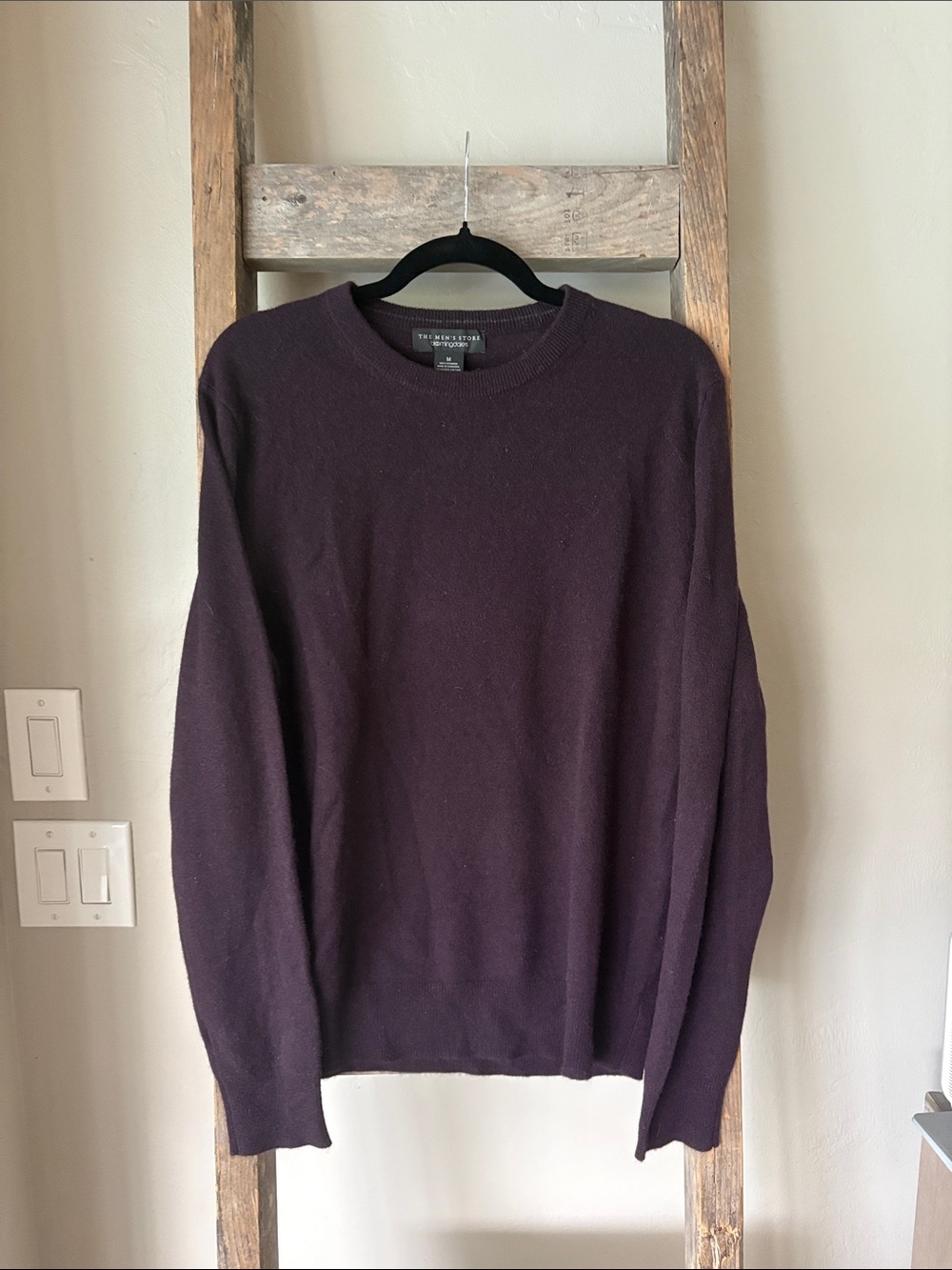 NWT Purple 100% Cashmere Sweater Men’s Medium